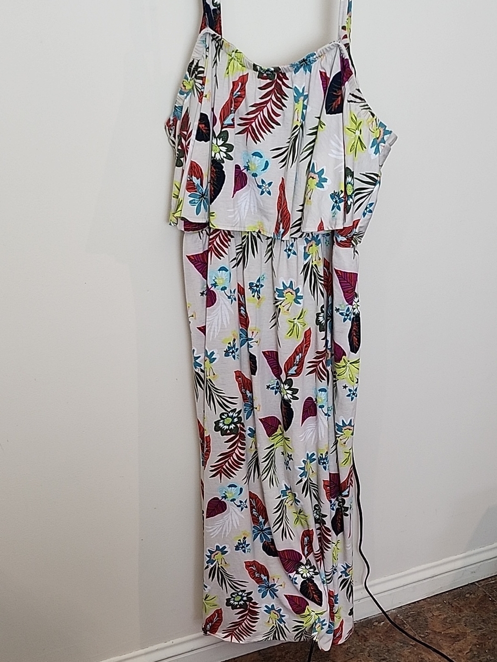 Terra & Sky Tropical Convertable Maxi Dress
